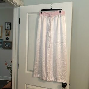 Elegant Pink and White Women's Skirt